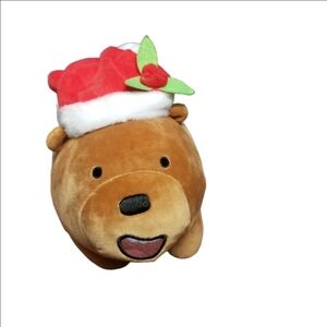 Miniso Christmas Grizz We Bare Bears Plush